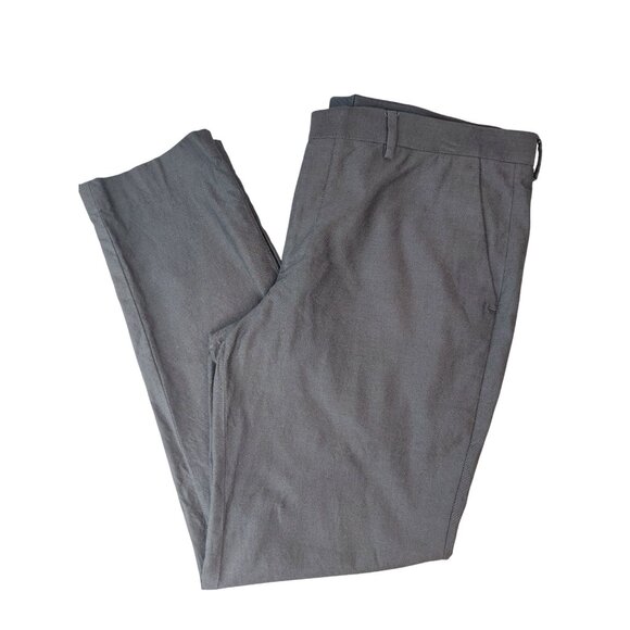 Express Men's Extra Slim Fit Suit 33/30 Gray Cotton Blend Blazer & Pants Set - Picture 8 of 16